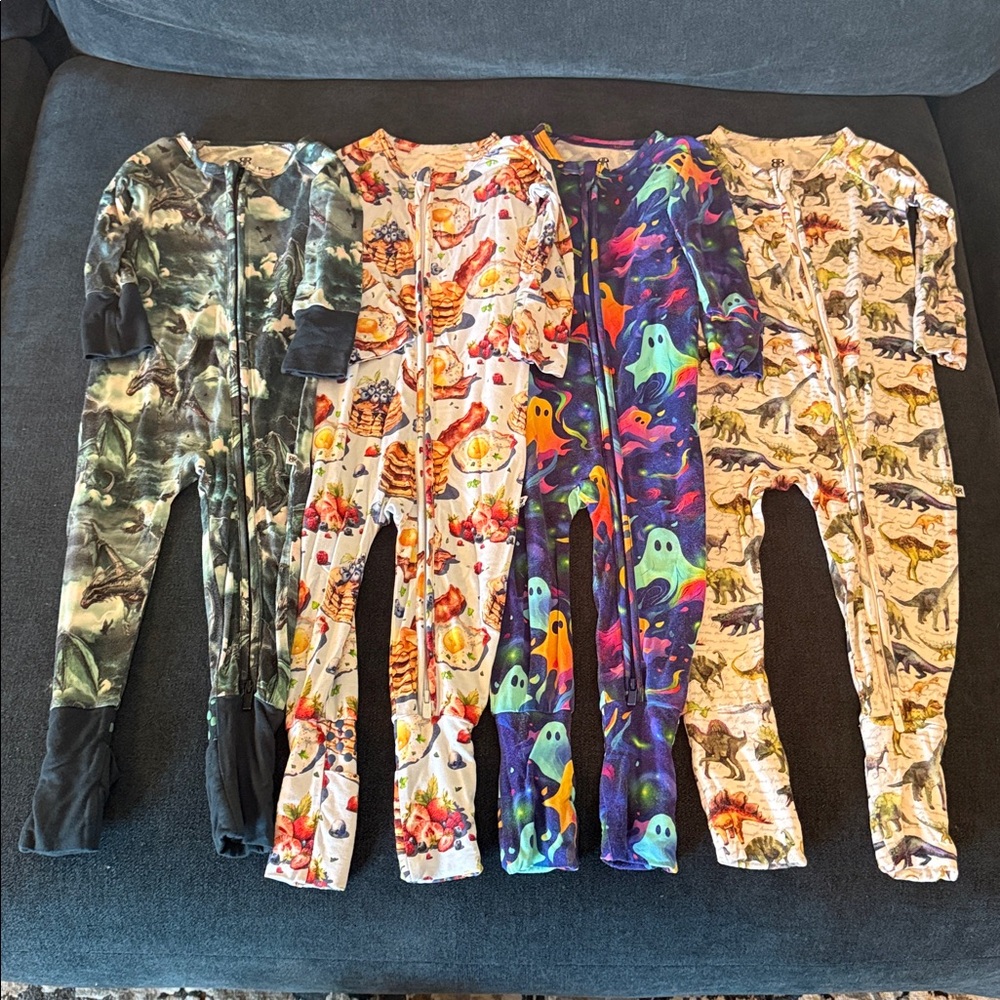 Bums and Roses One Piece Pajama Set